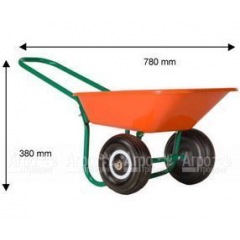 Тачка детская двухколесная Haemmerlin Twiny 1260  в Костроме