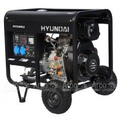 Дизельгенератор Hyundai DHY 6000LE 5 кВт + колеса в Костроме
