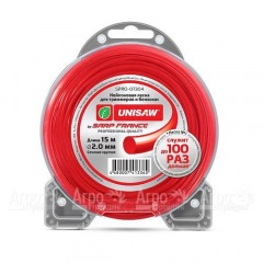 Леска триммерная 2 мм 15 м круглая Unisaw в Костроме