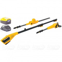 Высоторез аккумуляторный + ножницы для живой изгороди Stiga SMT 100 AE Kit в Костроме