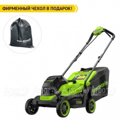 Газонокосилка аккумуляторная GreenWorks GD24LM331 2 Ач в Костроме