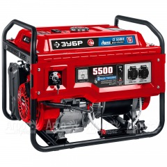 Бензин-газовый генератор Зубр СГ-5500Е 5.5 кВт в Костроме