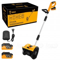 Снегоуборщик аккумуляторный DEKO ST21V 2х5 Ач в Костроме