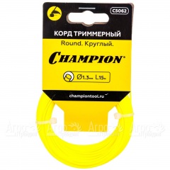 Корд триммерный Champion Round 1.3мм, 15м (круглый) в Костроме