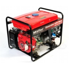 Бензиновый генератор со встроенным сварочным аппаратом Moller MR/GGT5001WE 4,2 кВт в Костроме