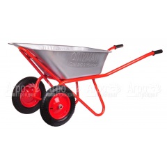 Строительная тачка Оптимал двуколесная 110 л красная в Костроме