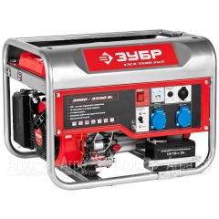 Бензогенератор Зубр ЗЭСБ-3500-ЭМ2 3.5 кВт с электростартером в Костроме