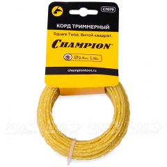Корд триммерный Champion Square Twist 2.4мм, 15м (витой квадрат) в Костроме