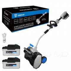 Снегоуборщик аккумуляторный DEKO ST402-6 2х6 Ач в Костроме