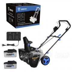 Снегоуборщик аккумуляторный DEKO ST412-6 2х6 Ач в Костроме