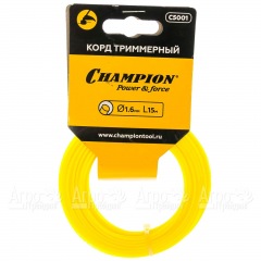 Корд триммерный Champion Round 1.6мм, 15м (круглый) в Костроме