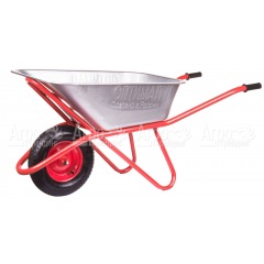 Строительная тачка Оптимал одноколесная 110 л красная в Костроме