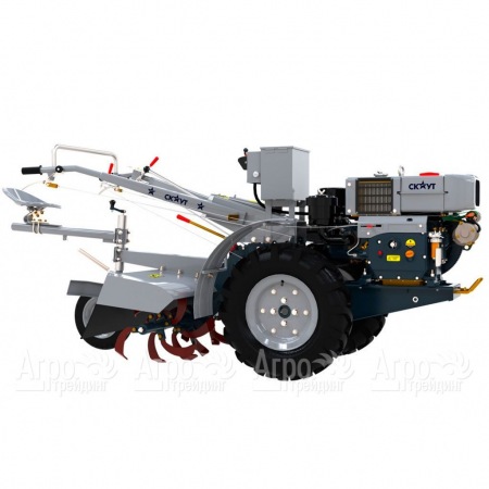Мотоблок Garden Scout (Скаут) GS 15 DE, почвофреза, сидение в Костроме