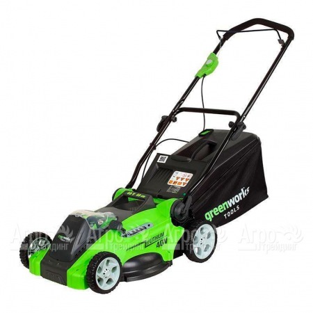 Газонокосилка аккумуляторная GreenWorks G40LM40 3 Ач в Костроме