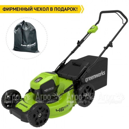 Газонокосилка аккумуляторная GreenWorks GD40LM46HP 4 Ач  в Костроме
