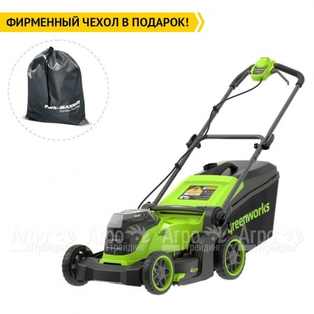 Газонокосилка аккумуляторная GreenWorks GD24X2LM411 (без аккумулятора и зарядного устройства) в Костроме