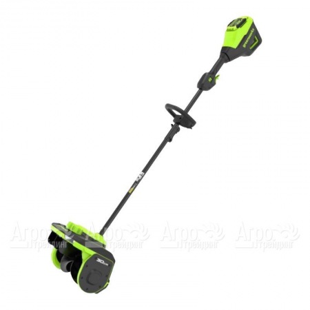 Снегоуборщик аккумуляторный GreenWorks 2603207UB 4 Ач в Костроме