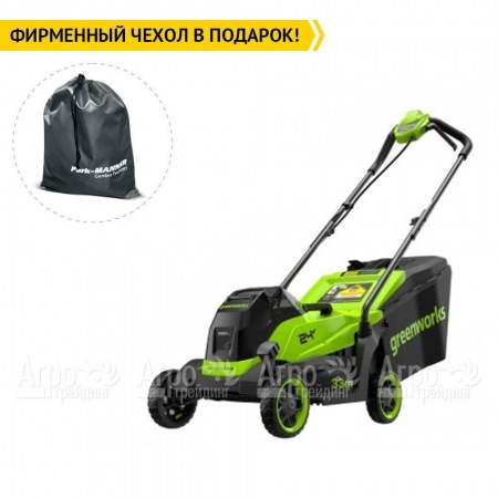 Газонокосилка аккумуляторная GreenWorks GD24LM331 4 Ач в Костроме