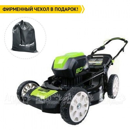 Газонокосилка аккумуляторная GreenWorks GD80LM53 80V DigiPro (без батареи и зарядного устройства) в Костроме