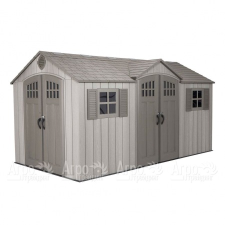 Пластиковый сарай LifeTime WoodLook 15х8  в Костроме