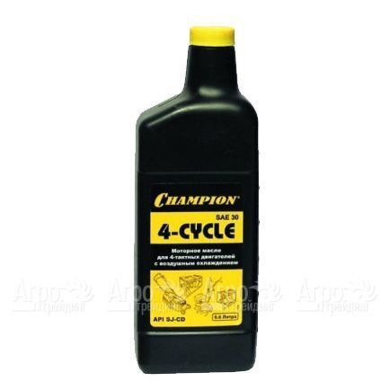 Масло минеральное Champion SAE30 0.6 л для 4-х тактных двигателей в Костроме
