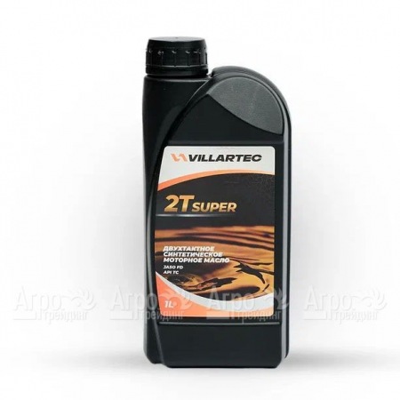 Масло моторное Villartec 2T Super API TC 1 л для 2-х тактных двигателей  в Костроме