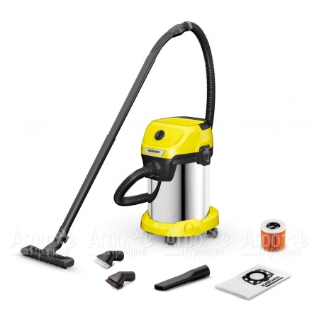 Хозяйственный пылесос Karcher WD 3 S V-19/4/20 SuctionBrushKit в Костроме