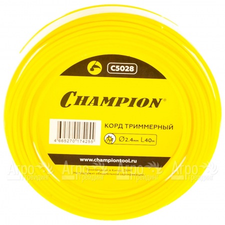 Корд триммерный Champion Star 2.4мм, 40м (звезда)  в Костроме