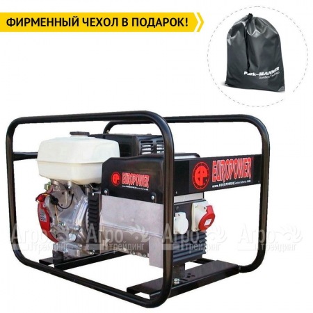 Бензогенератор Europower ЕР 5000 T 3X230V для ж/д 3.6 кВт в Костроме