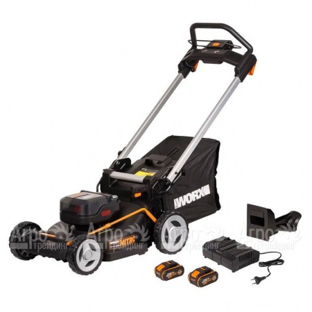 Газонокосилка аккумуляторная Worx WG748E в Костроме