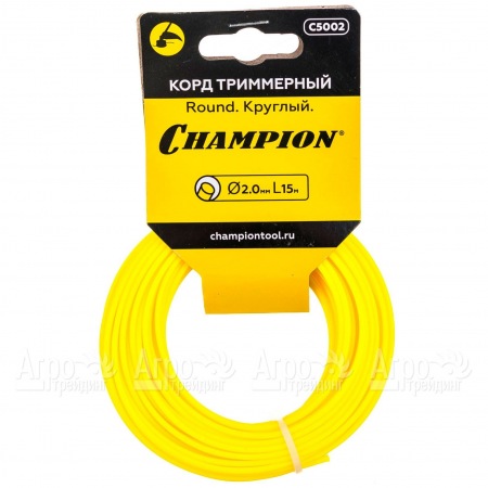 Корд триммерный Champion Round 2.0мм, 15м (круглый) в Костроме