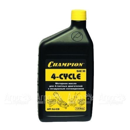 Масло минеральное Champion SAE30 1 л для 4-х тактных двигателей в Костроме