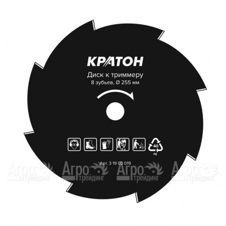 Диск к триммеру Кратон 255*25,4 мм 8 зубьев  в Костроме