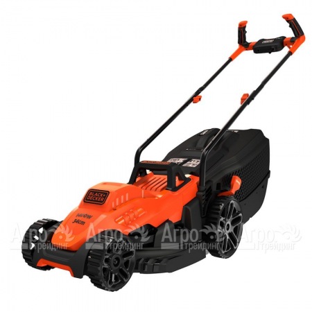 Газонокосилка электрическая Black+Decker BEMW461BH-QS в Костроме
