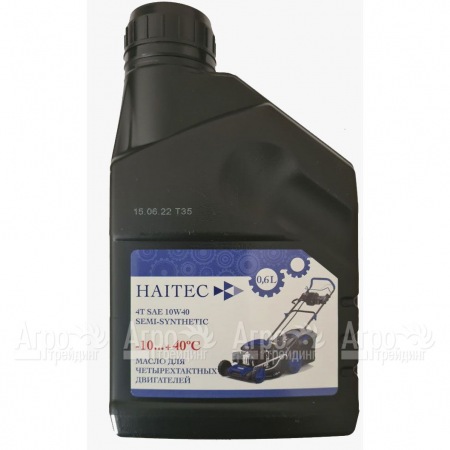Масло полусинтетическое Haitec 4T 10w40 0.6 л для четырехтактных двигателей в Костроме