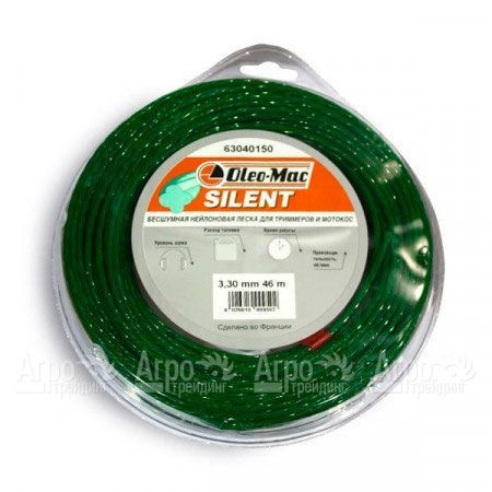 Леска 3.3 мм 46 м silent для триммеров Oleo-Mac  в Костроме