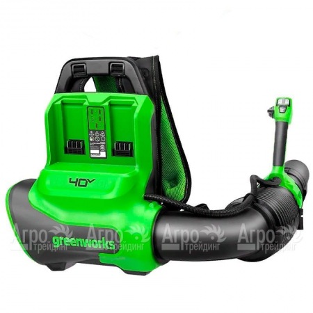 Воздуходувка аккумуляторная GreenWorks 40V 2408107 (без аккумулятора и зарядного устройства)  в Костроме