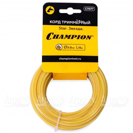 Корд триммерный Champion Star 3.0мм, 15м (звезда) в Костроме