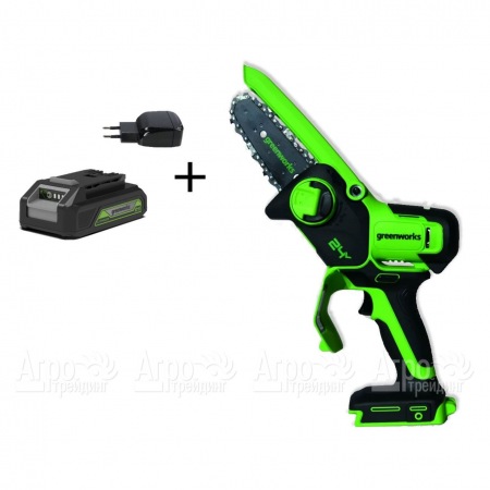 Аккумуляторная пила GreenWorks G24MCS10K2 в Костроме