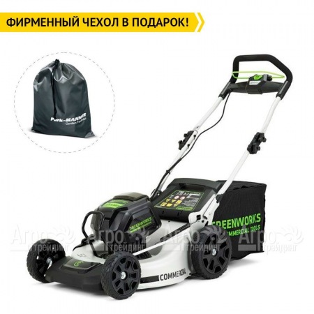 Газонокосилка аккумуляторная GreenWorks GC82LM51SP2 (без аккумулятора и зарядного устройства)  в Костроме