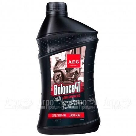 Масло AEG Balance п/с SAE 10W-40 JASO-MA2 1 л для 4-х тактных двигателей  в Костроме