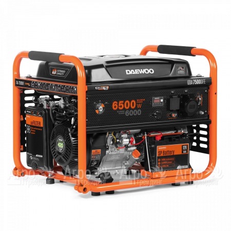 Бензин-газовый генератор Daewoo GDA 7500 DFE 6 кВт в Костроме