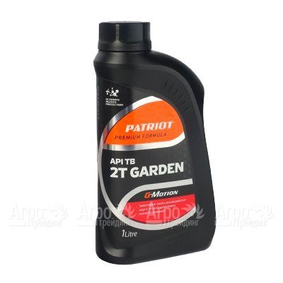 Масло минеральное Patriot G-Motion 2Т Garden API TB 1 л для 2-х тактных двигателей в Костроме