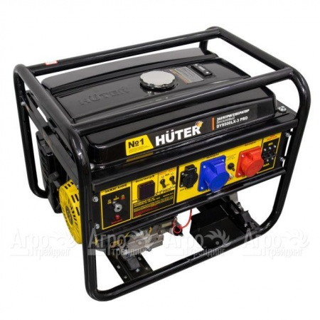 Бензогенератор Huter DY9500LX-3 Pro 7.8 кВт в Костроме