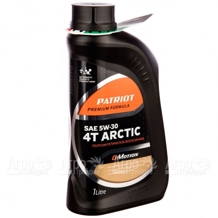 Масло полусинтетическое Patriot G-Motion SAE 5W-30 4Т Arctic 1 л для 4-х тактных двигателей  в Костроме