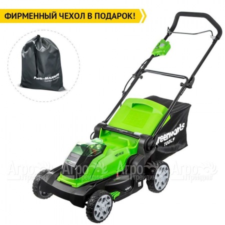 Газонокосилка аккумуляторная GreenWorks G40LM41K3 в Костроме
