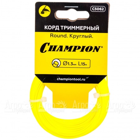 Корд триммерный Champion Round 1.3мм, 15м (круглый) в Костроме