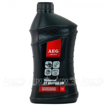 Масло минеральное Universal AEG 2T Motor Oil API TC 1 л для 2-х тактных двигателей в Костроме