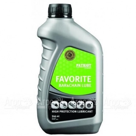 Масло Patriot Favorite Bar&#38;Chain Lube 946 мл для смазки цепей в Костроме