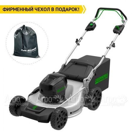 Газонокосилка аккумуляторная GreenWorks GC82LM51SPK5  в Костроме